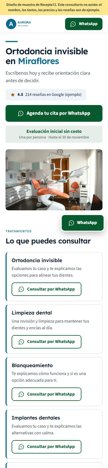Diseño de muestra para odontología